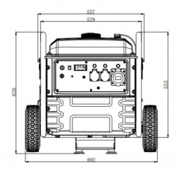 Инверторный генератор MATARI M10000i-R