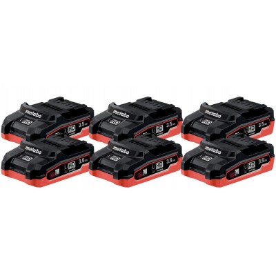 Набір Metabo SET 6 x LiHD Akkupack 18 V/3.5 Ah (625153000)