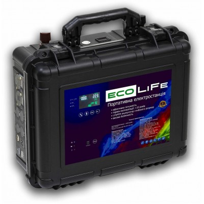 Зарядна станція EcoLiFe PS1300 (1280 Вт·год / 800 Вт)