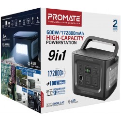 Зарядна станція Promate Powermine-600 W (622 Вт·ч / 600 Вт)