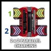 Зарядний пристрій для чотирьох акумуляторів Einhell 2x2 Power X-Quattrocharger 4А (4512102)