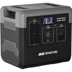 Портативна електростанція 2Е Syayvo 2400 Вт, 2560 Вт/рік, WiFi/BT, паралельне підключення, швидка зарядка