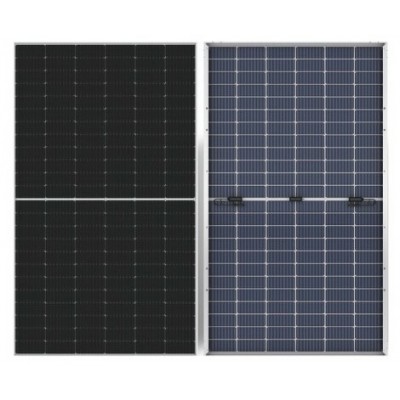 Сонячна панель Logicpower LP Longi Solar Half-Cell 670W двостороння монокристалічна, 35 профіль, TOPCon N-type Bi-facial (30100)