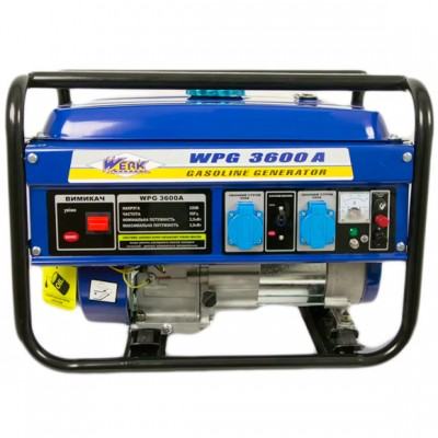 Бензиновый генератор WERK WPG 3600A