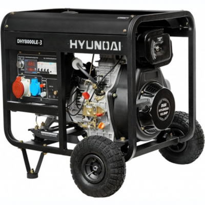 Дизельный генератор Hyundai DHY 8000LE3