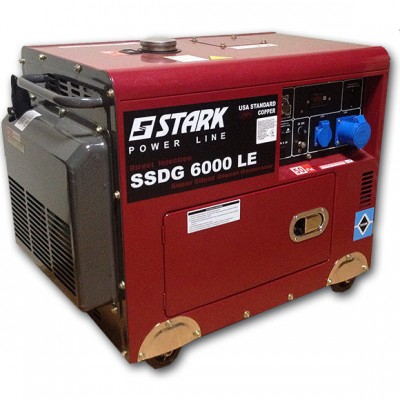 Дизельний генератор STARK SSDG 6000 LE + ATS
