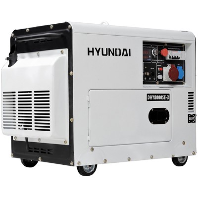 Дизельный генератор HYUNDAI DHY8500SE-3